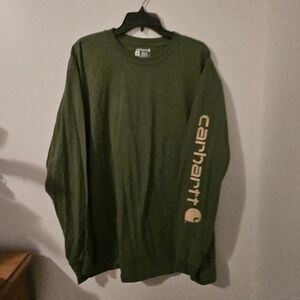 Carhartt Dark Olive Long Sleeve Tee